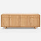 Walden Natural Geometric Media Console (72'')