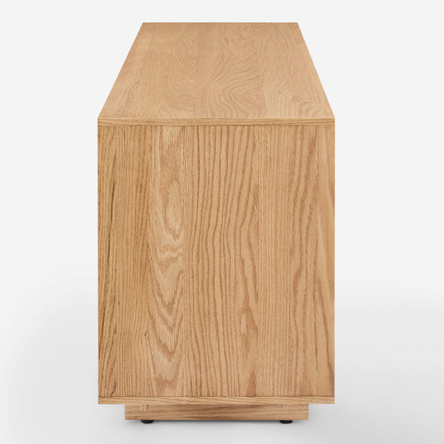 Walden Natural Geometric Media Console (72'')