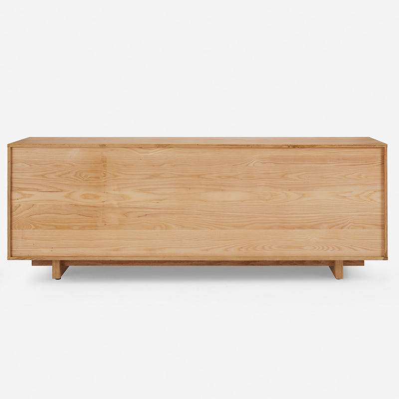 Walden Natural Geometric Media Console (72'')