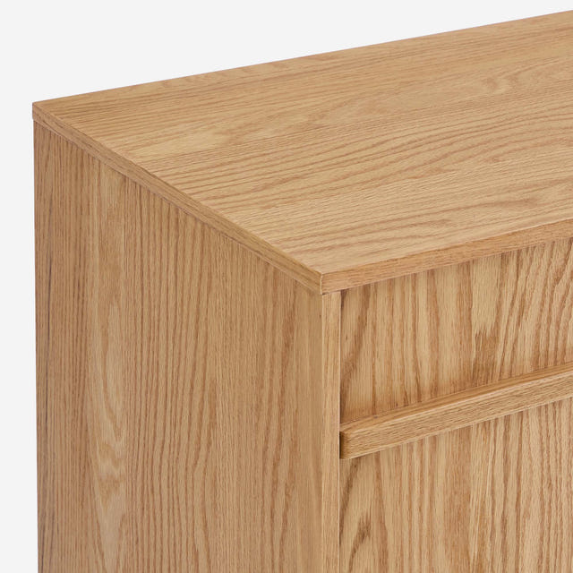 Walden Natural Geometric Media Console (72'')