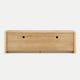 Aven Natural Curved Media Console (84'')