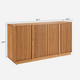 Linora Natural Fluted Sideboard (66")