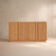 Linora Natural Fluted Sideboard (66")
