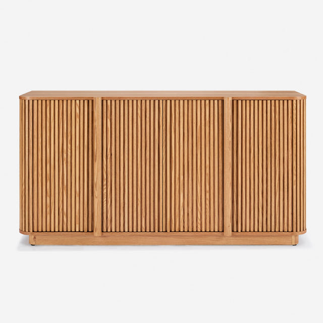 Linora Natural Fluted Sideboard (66")