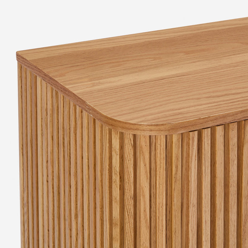 Linora Natural Fluted Sideboard (66")