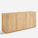 Aven Natural Curved Sideboard (72'')