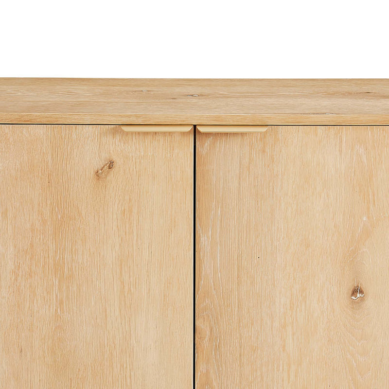 Aven Natural Curved Sideboard (72'')