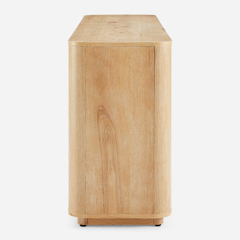 Aven Natural Curved Sideboard (72'')