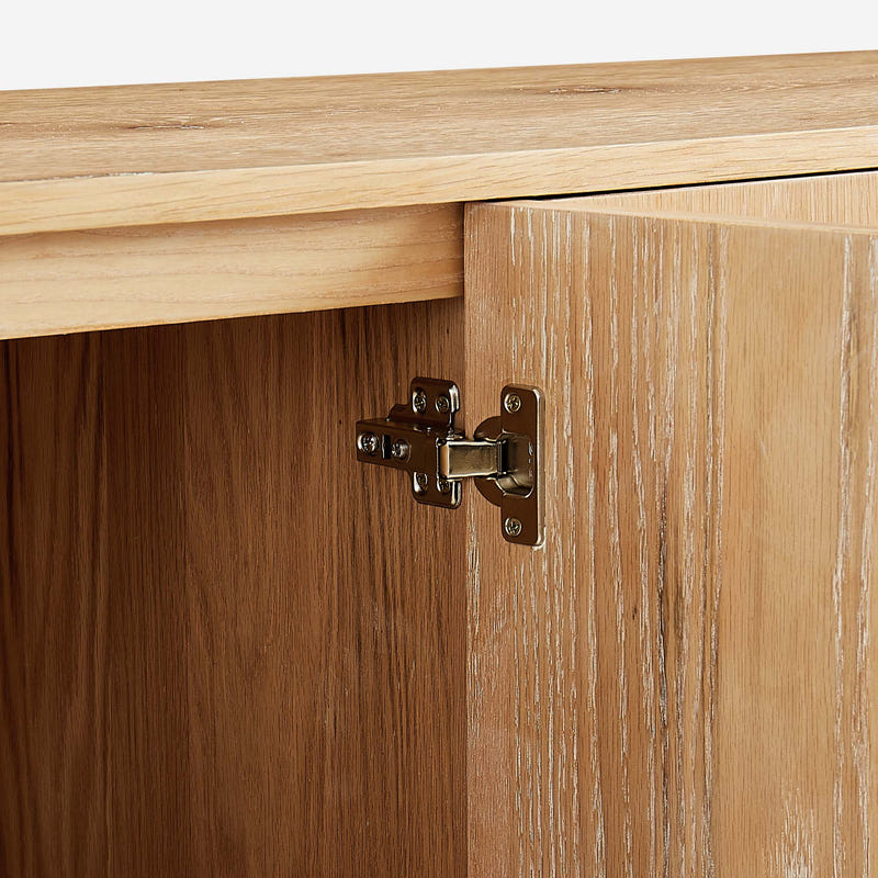 Aven Natural Curved Sideboard (72'')