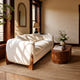 Maeve White Modern Sofa (87")