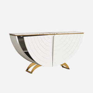 Marble Top Console Table (62'')