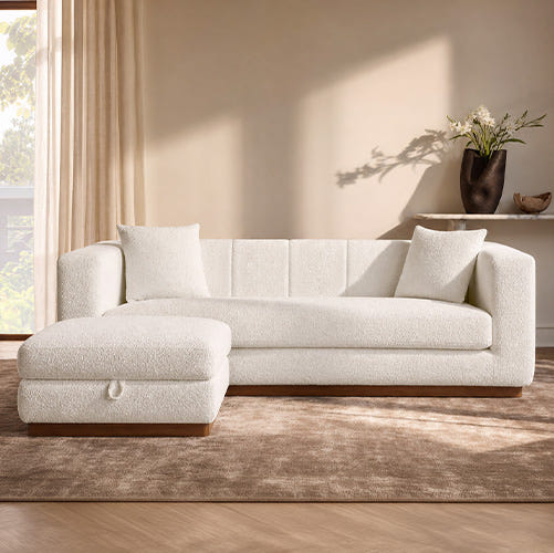 Sofa with Ottoman