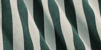 Teal Striped Fabric