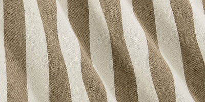 Brown Striped Fabric