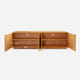 Caden Natural Burled Media Console (84'')