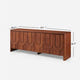 Vidar Carved Mindi Wood Sideboard (83")
